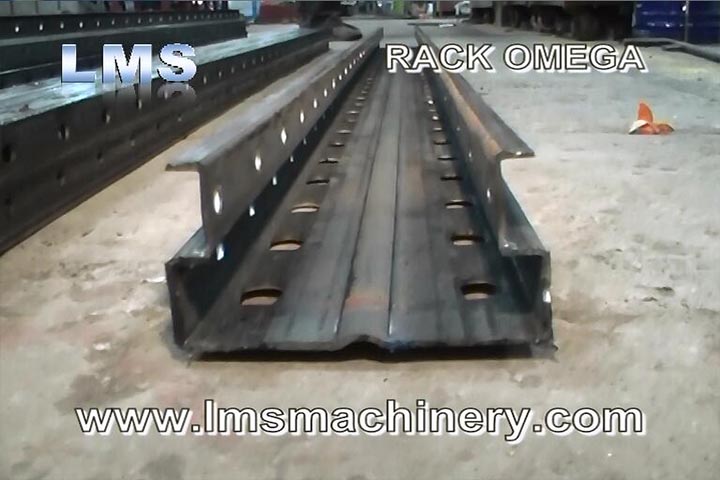 LMS Selective Rack Omega Section Roll Forming Machine - Single Size